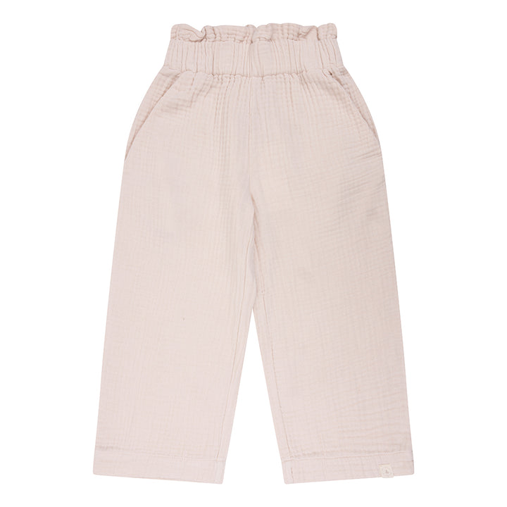 Navy Natural - Wide Leg Mousseline