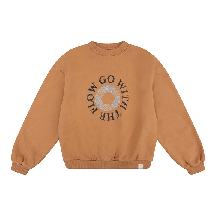 Navy Natural  - Sweater Go With The Flow