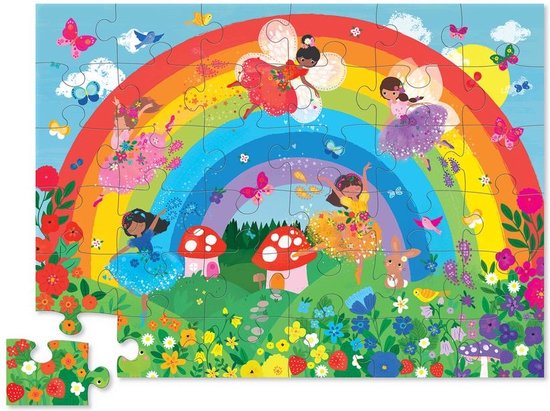 Shaped box puzzle - Over de regenboog 36 st.
