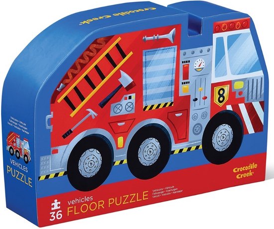 Shape box puzzle - voertuigen 36 st.