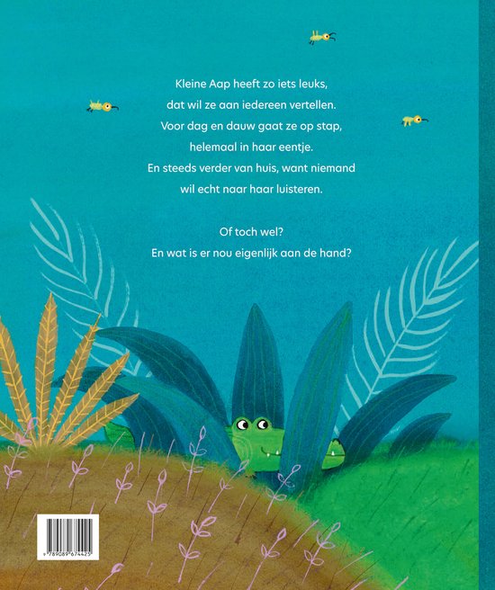 Kleine aap (met knuffel)