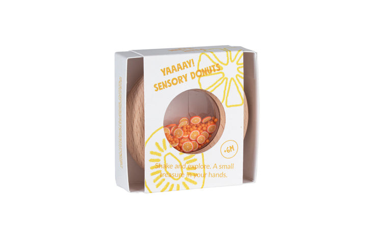 PETIT BOUM - Sensory Donut Sinaasappel