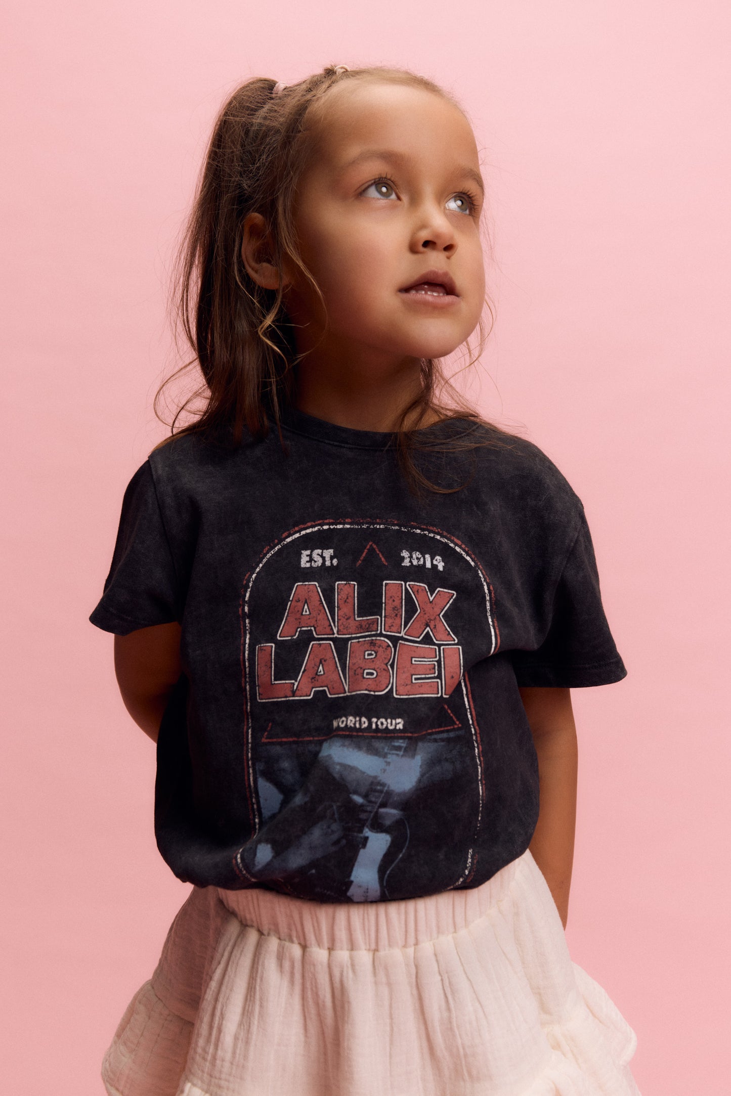 KIDS KNITTED BAND T-SHIRT