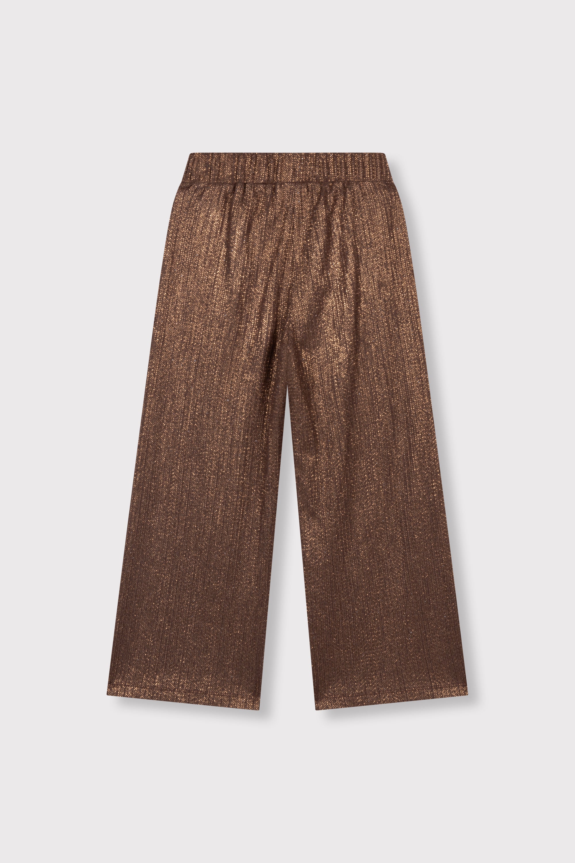 shiny wide leg pants