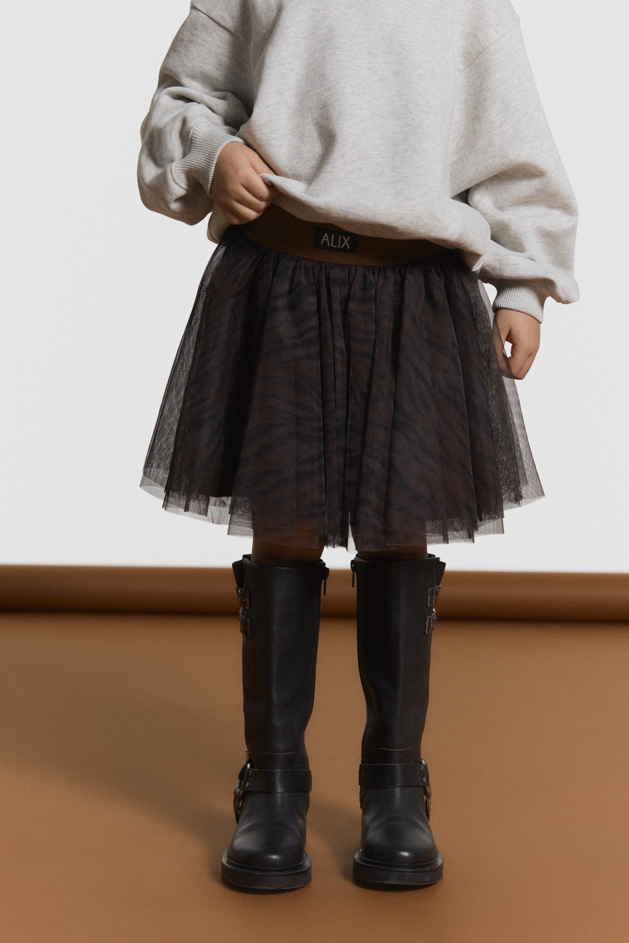 tiger tule skirt