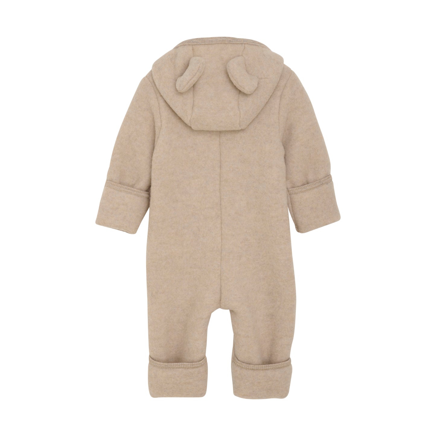 Pram Suit Ears Wool Fleece