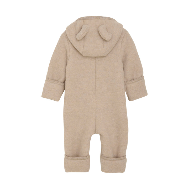 Pram Suit Ears Wool Fleece