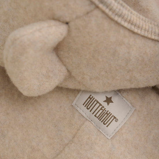 Pram Suit Ears Wool Fleece