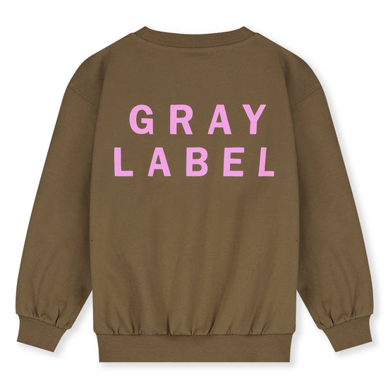 Logo Dropped Shoulder Sweater GOTS