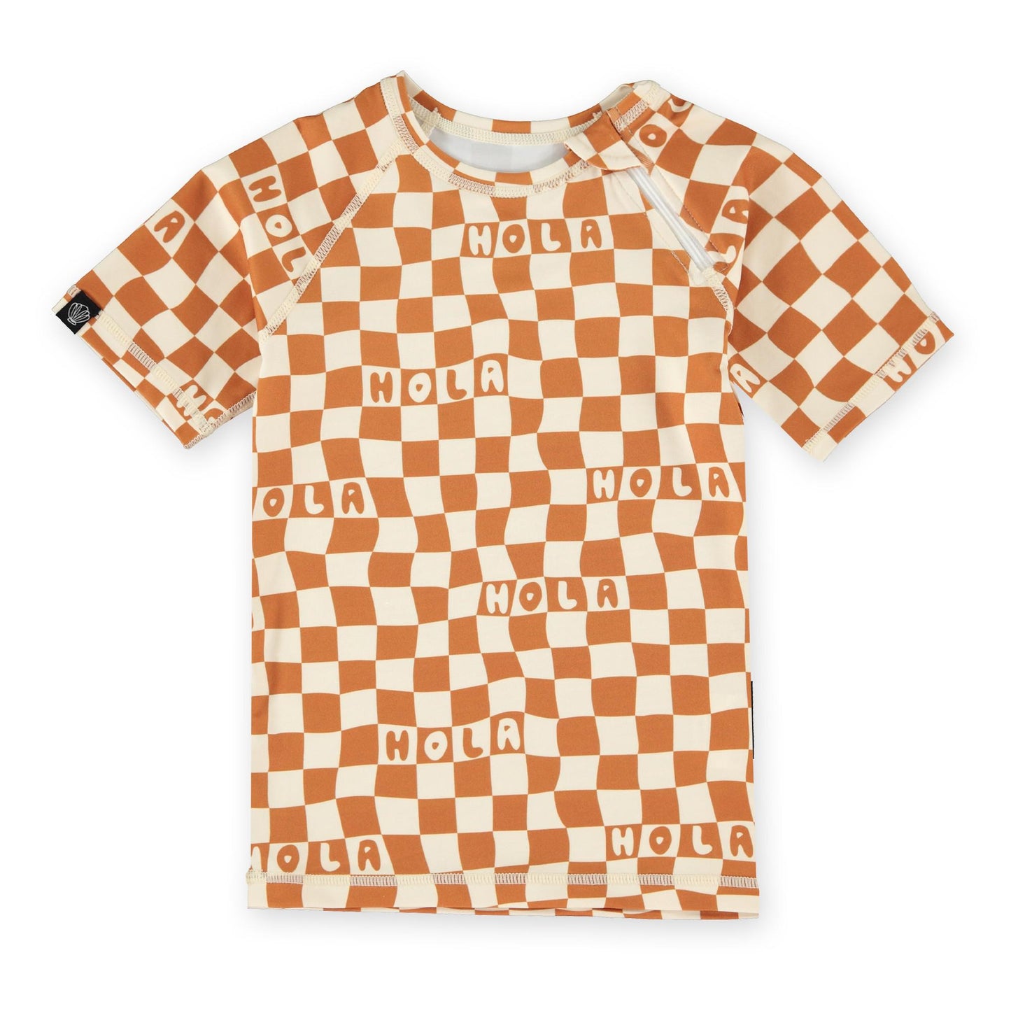 CHECKERED HOLA TEE