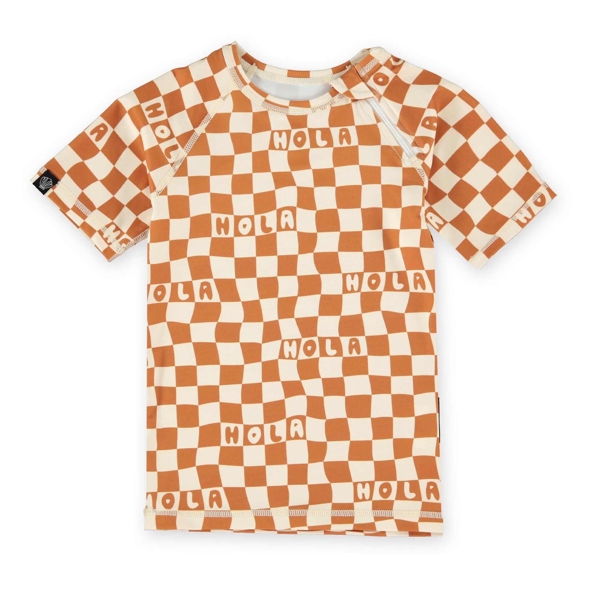 CHECKERED HOLA TEE