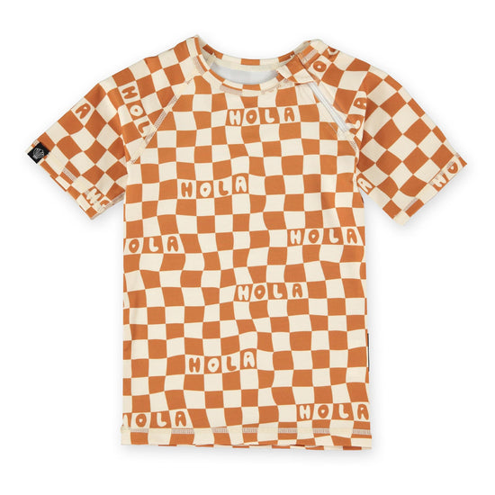 CHECKERED HOLA TEE