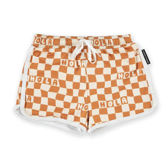 CHECKERED HOLA SWIM TRUNK