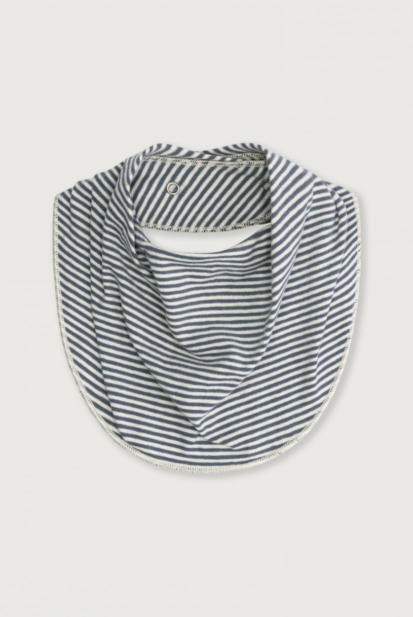 Baby Bib - Blue Grey Cream