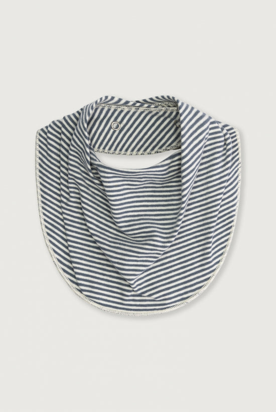 Baby Bib - Blue Grey Cream