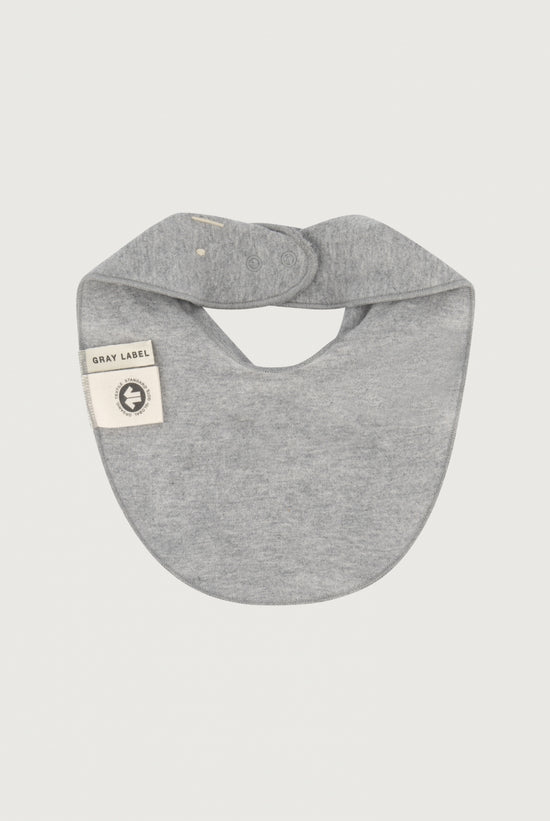 Baby Bib - Grey Melange