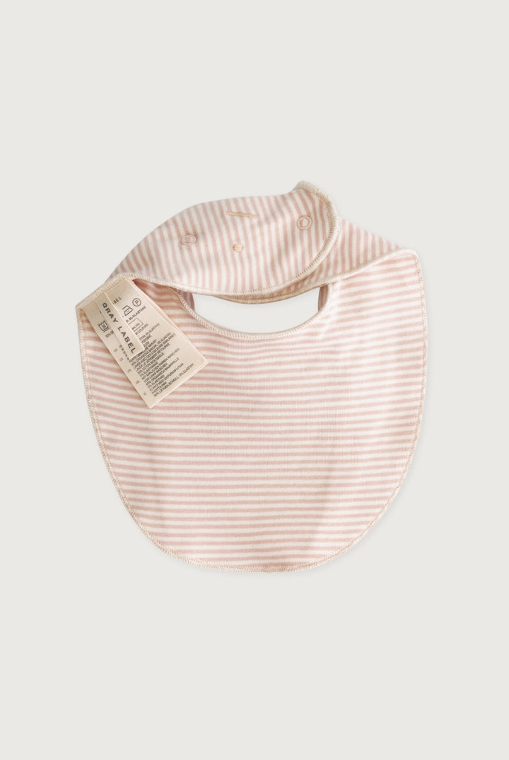 Baby Bib - Faded Pink Cream