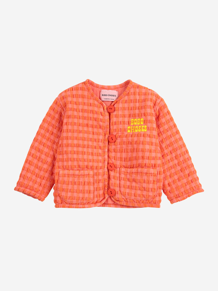 Bobo Choses - Vichy padded jacket