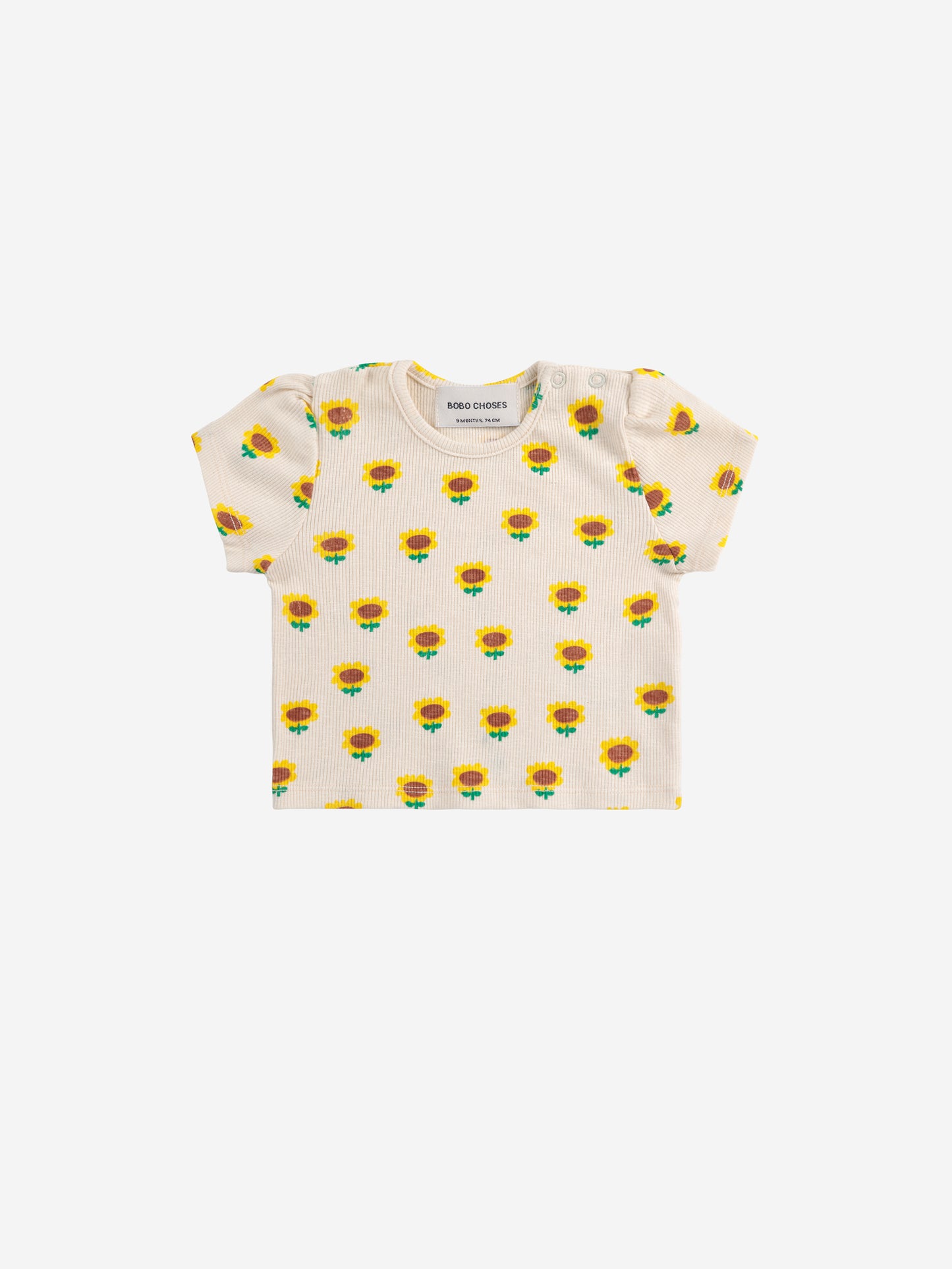 Bobo Choses - Sunflower all over balloon sleeve T-Shirt