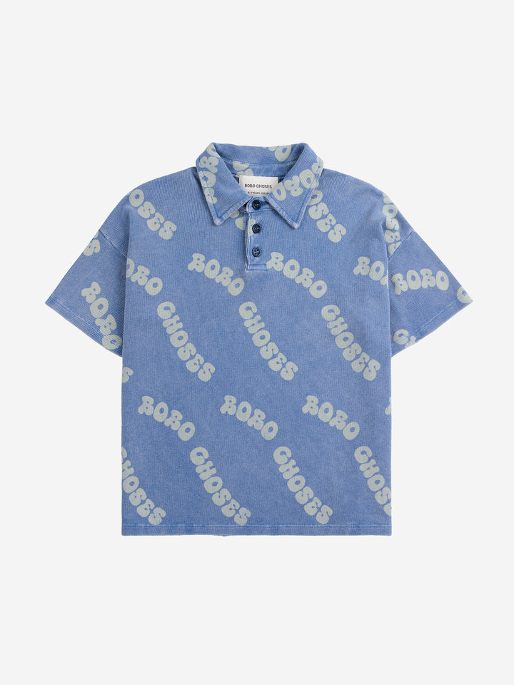 Bobo Choses - Wavy all over polo shirt