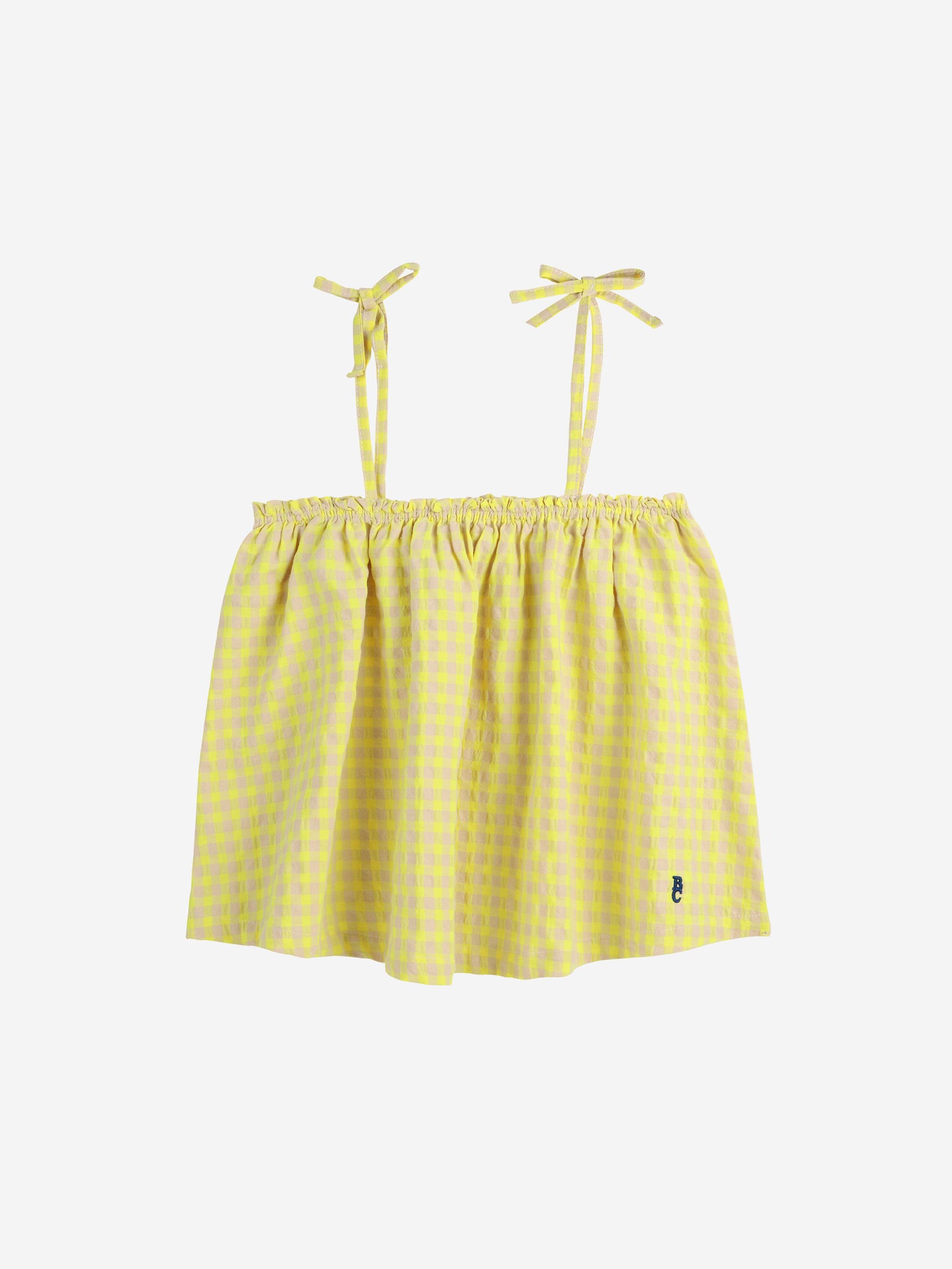 Bobo Choses - Vichy woven top