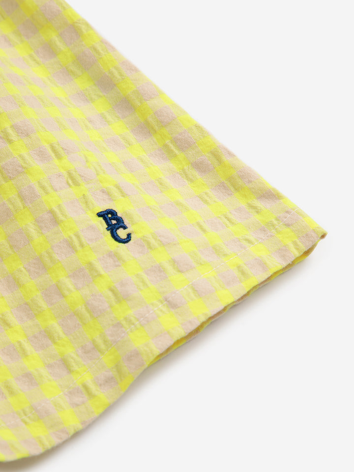 Bobo Choses - Vichy woven top