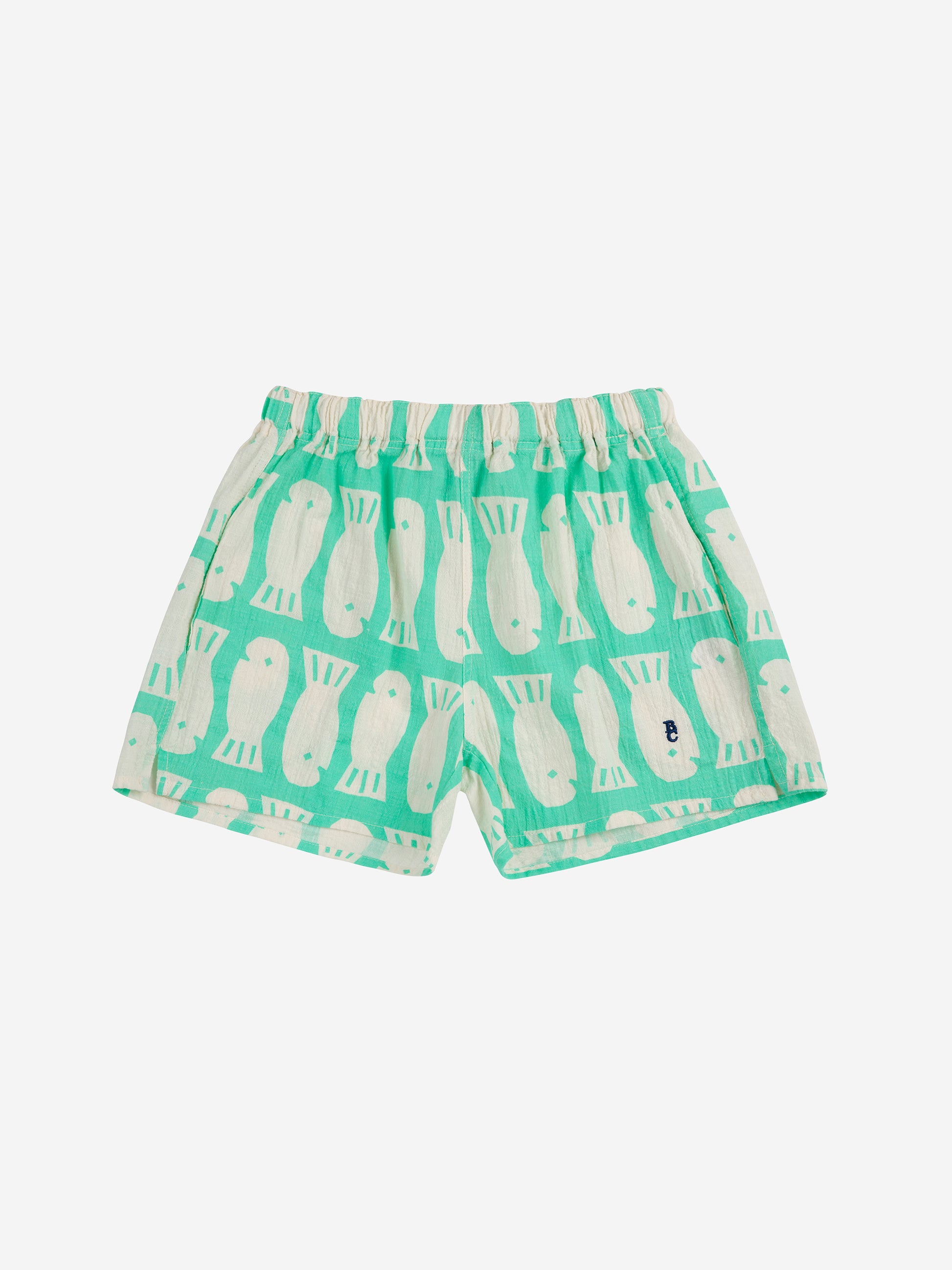 Bobo Choses - Lucky Fish all over woven shorts