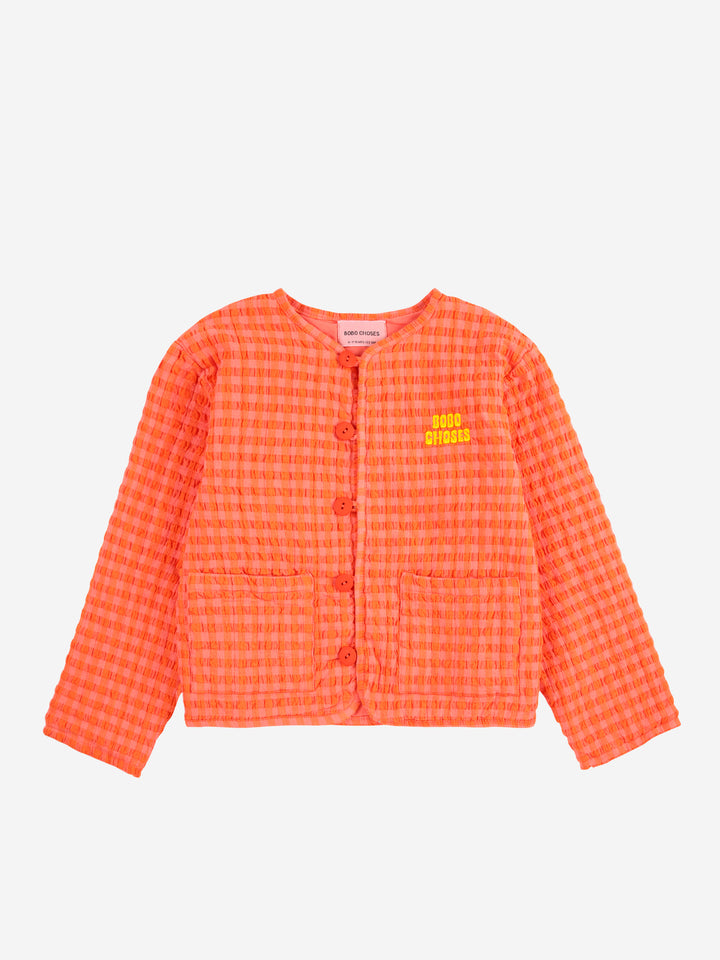 Bobo Choses - Vichy padded jacket