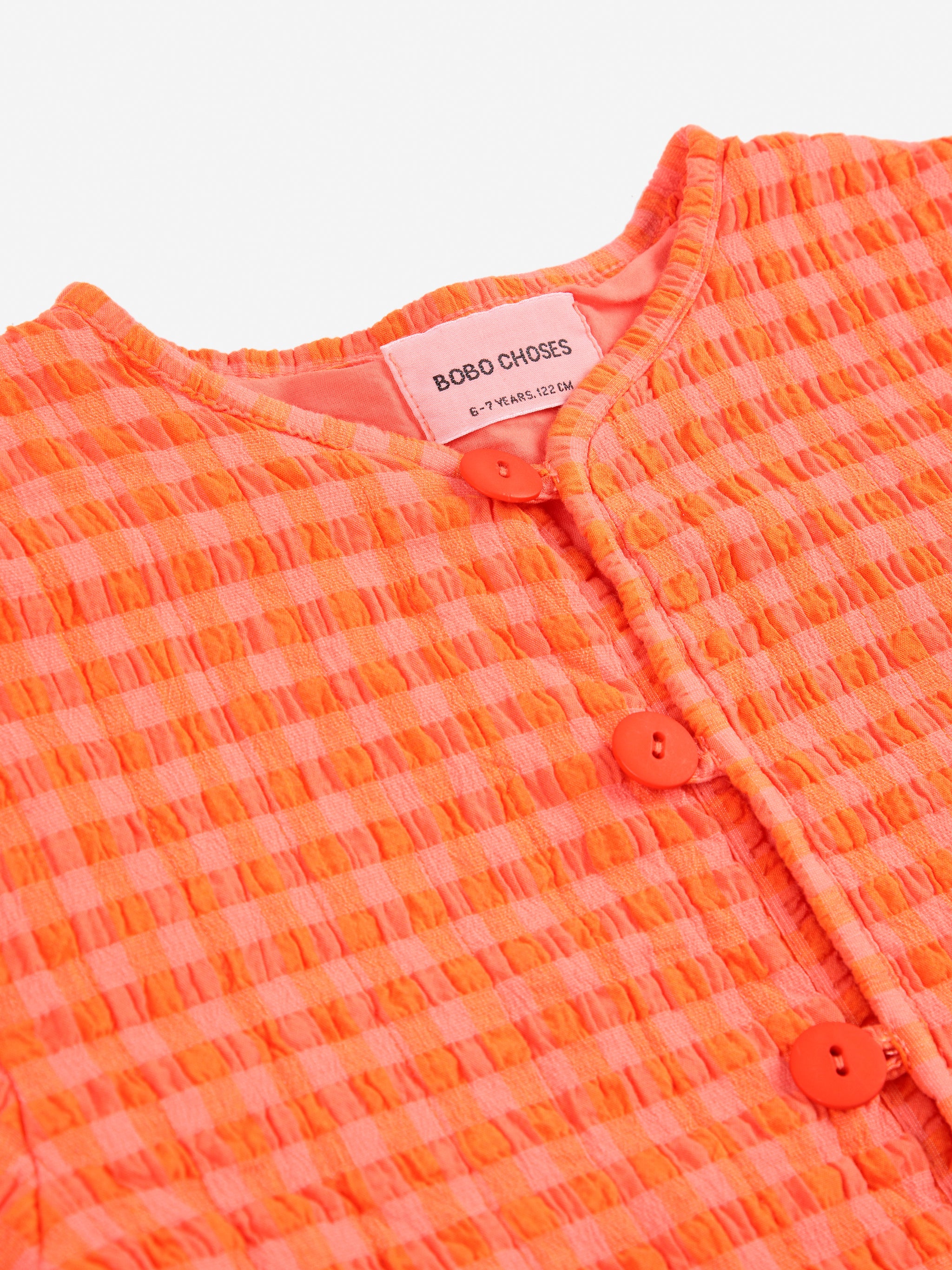 Bobo Choses - Vichy padded jacket