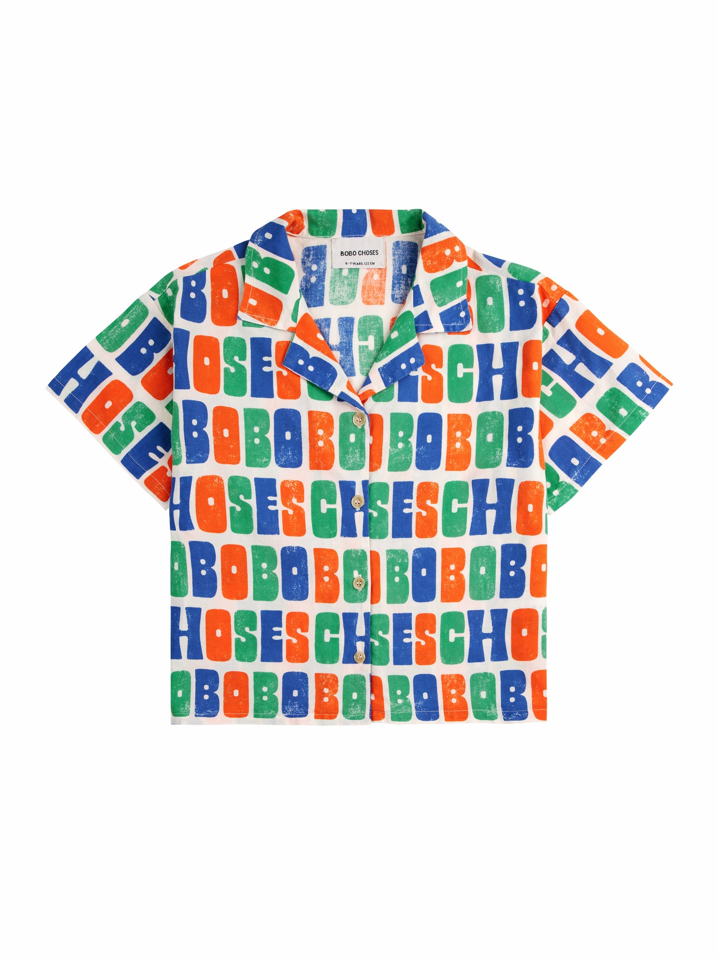Bobo Choses - Multicolor Bobo Choses all over woven shirt