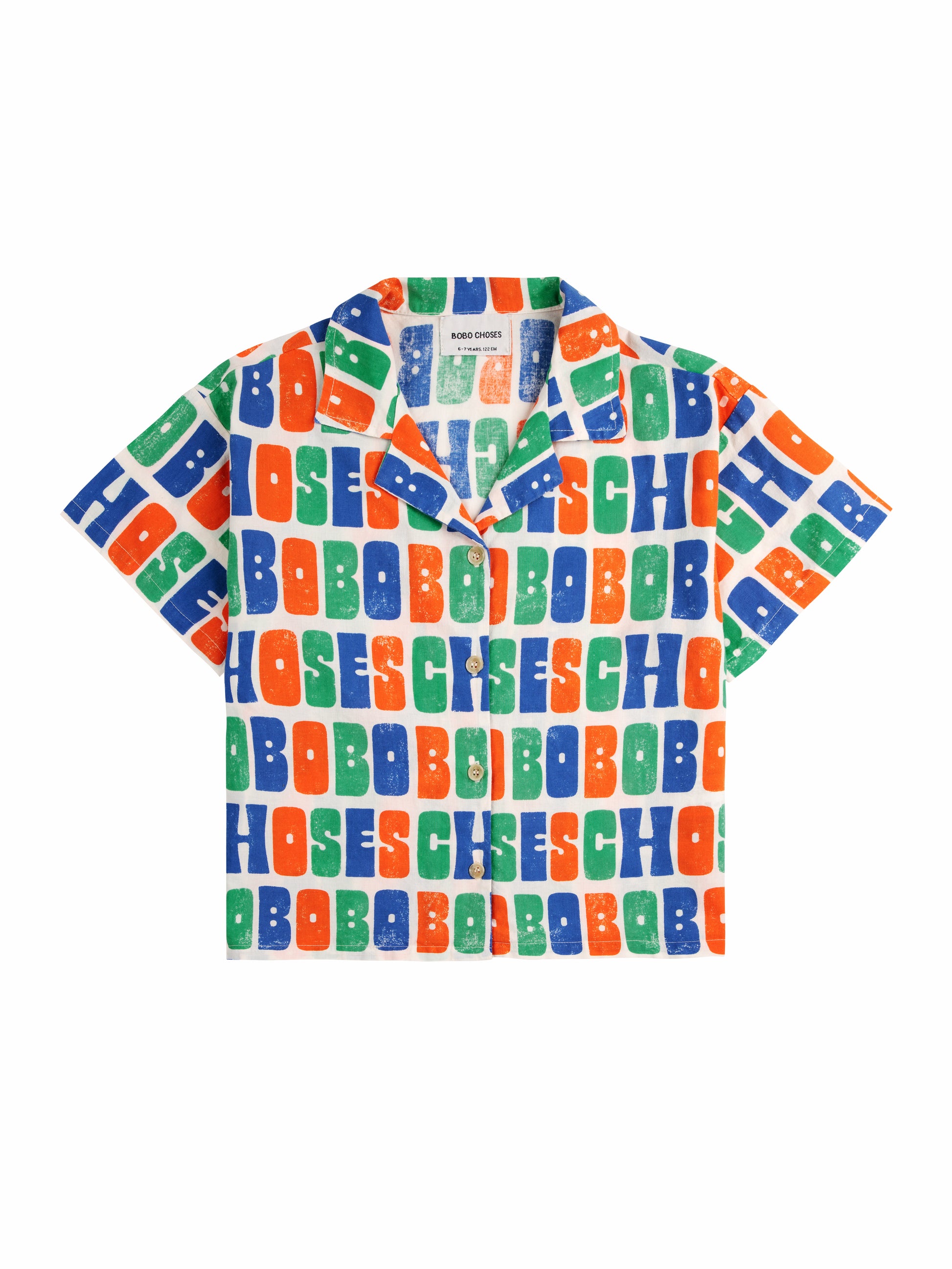 Bobo Choses - Multicolor Bobo Choses all over woven shirt