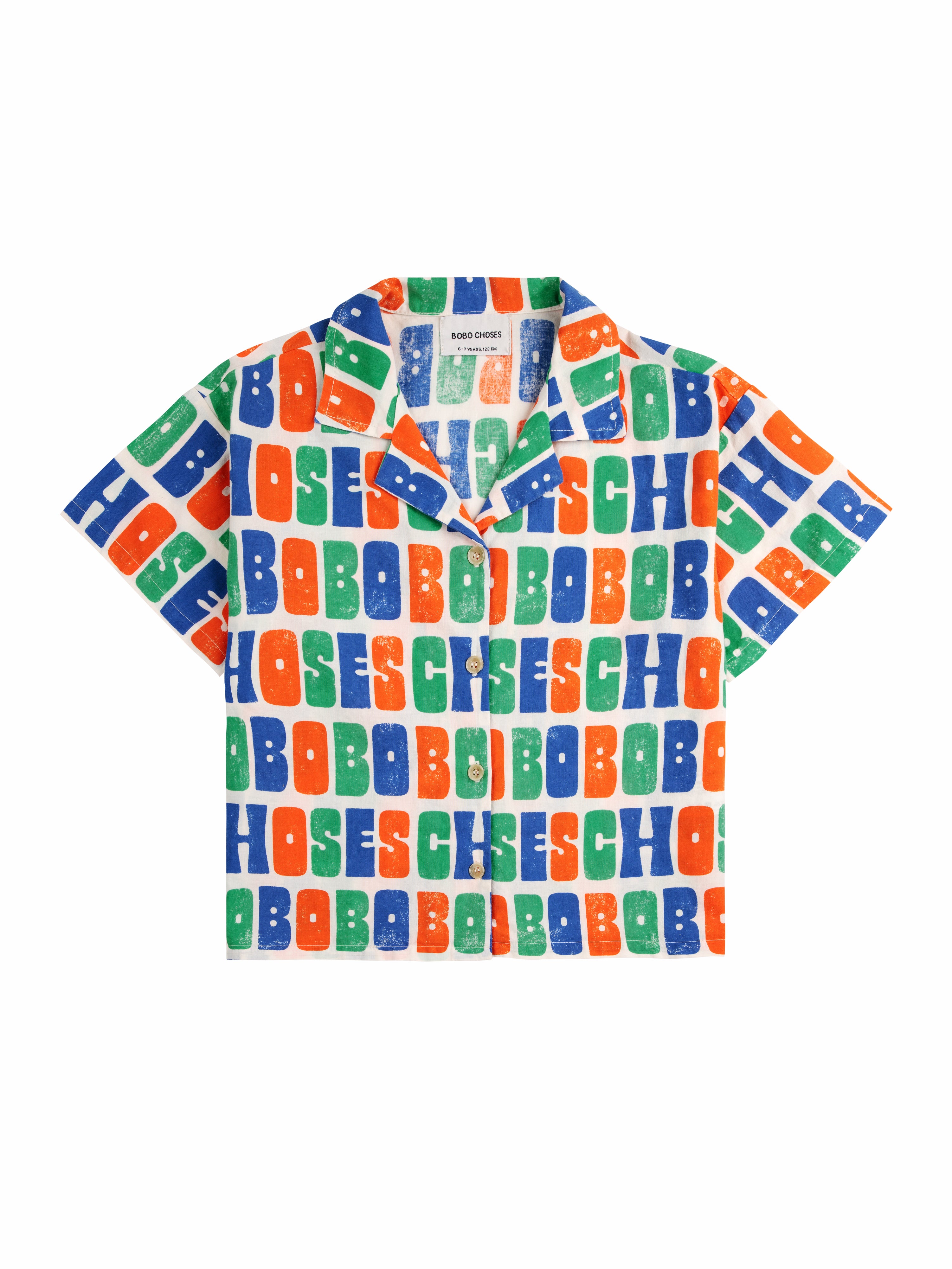 Bobo Choses - Multicolor Bobo Choses all over woven shirt