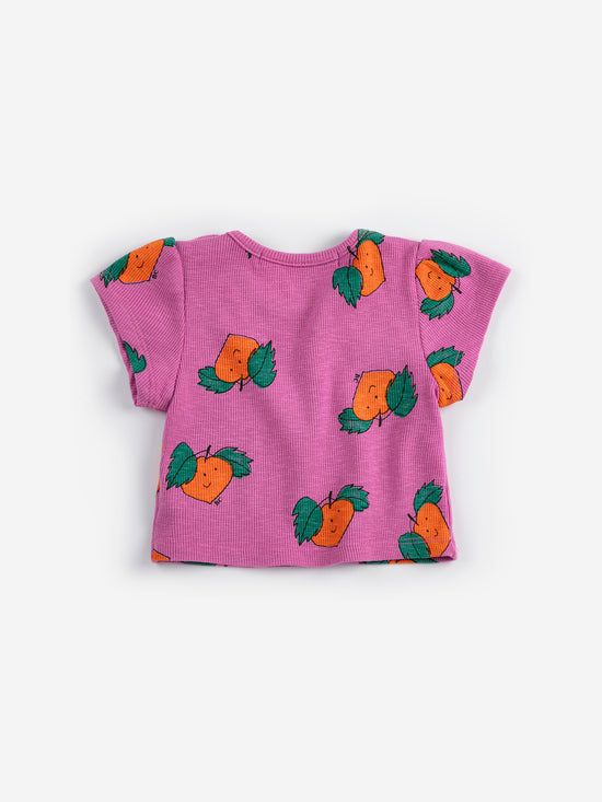 Tangerine all over T-shirt