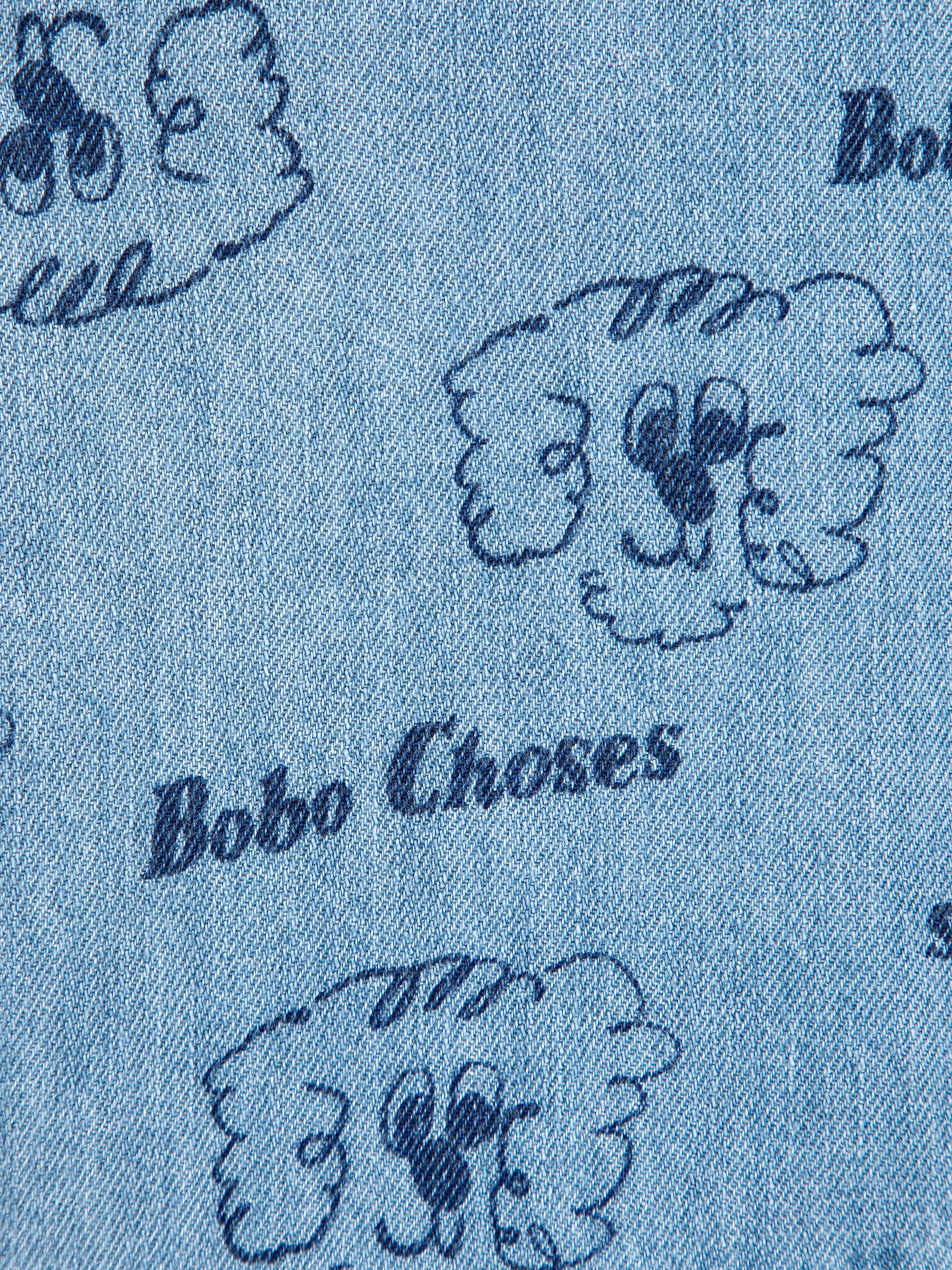 Pickles The Dog all over denim shirt