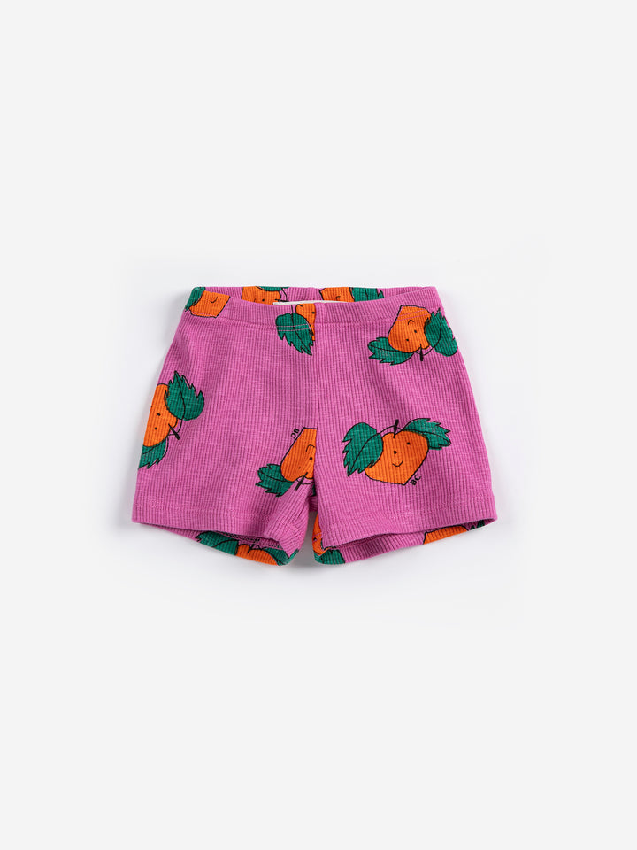 Tangerine all over short leggings