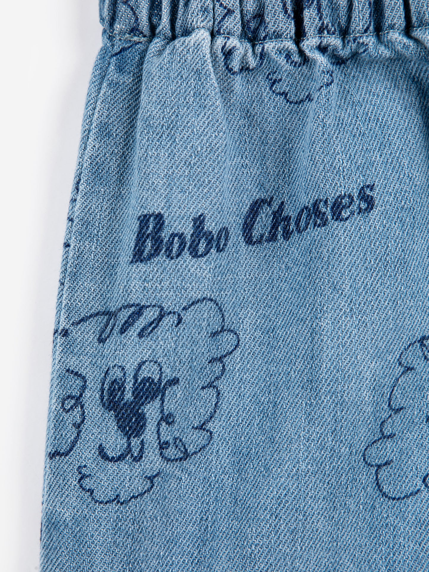 Pickles The Dog all over denim short