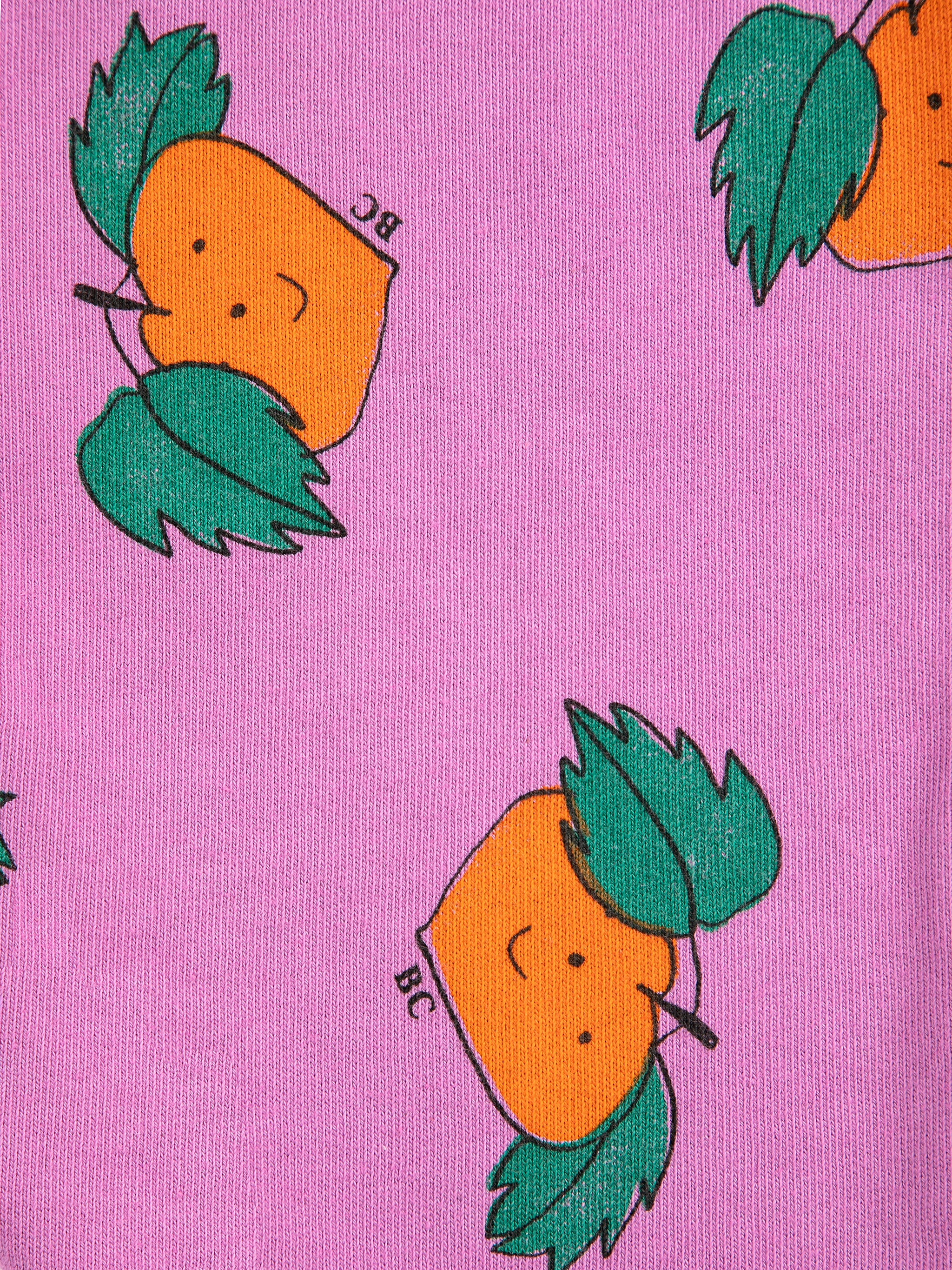 Tangerine all over jogging pants