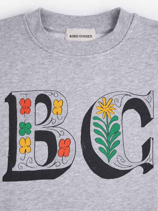 Spring Letters cropped sweatshirt