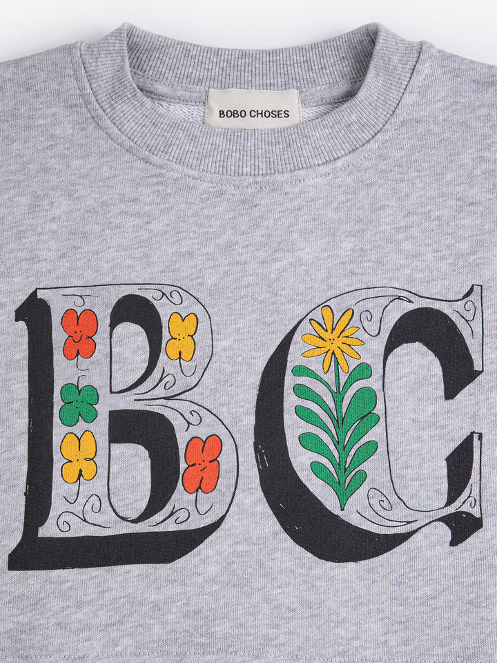 Spring Letters cropped sweatshirt
