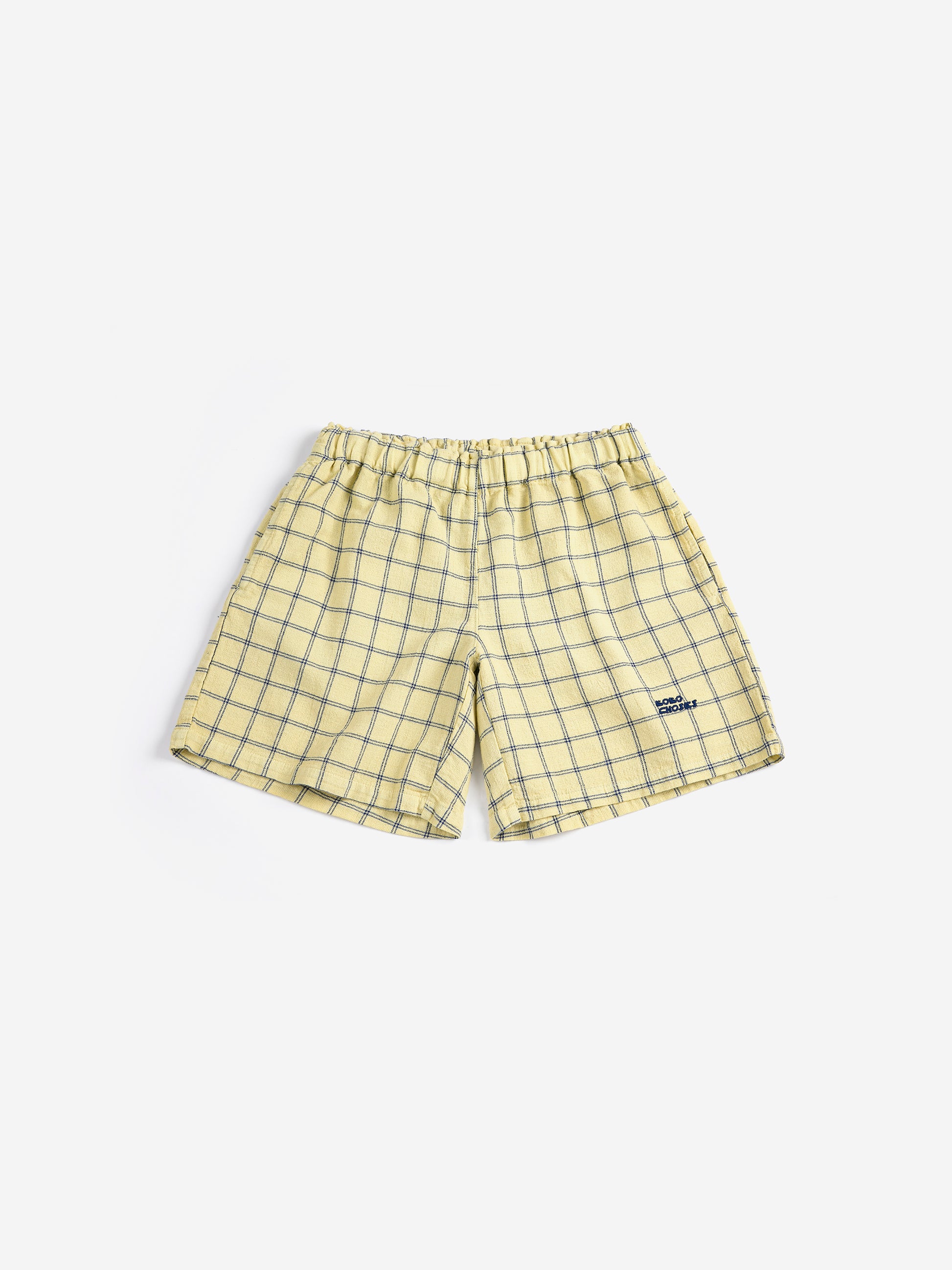 Spicy Window Pane woven bermuda shorts
