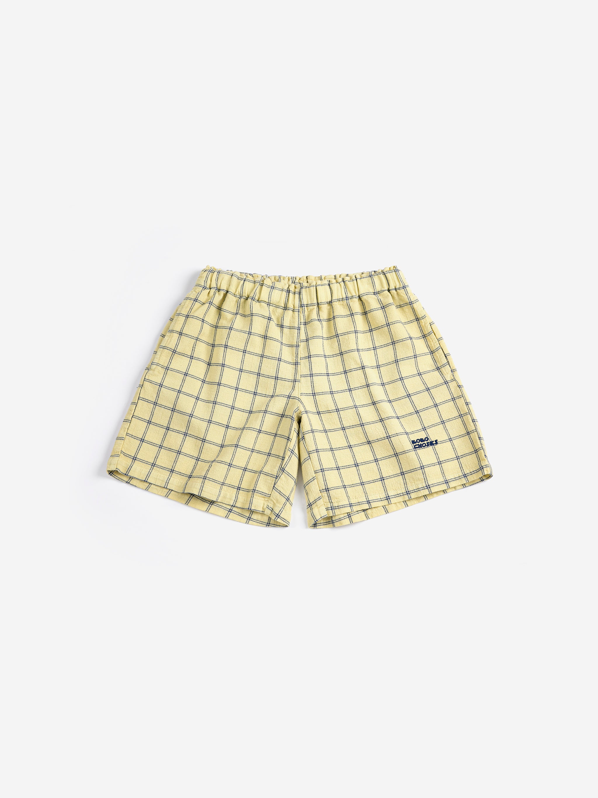 Spicy Window Pane woven bermuda shorts
