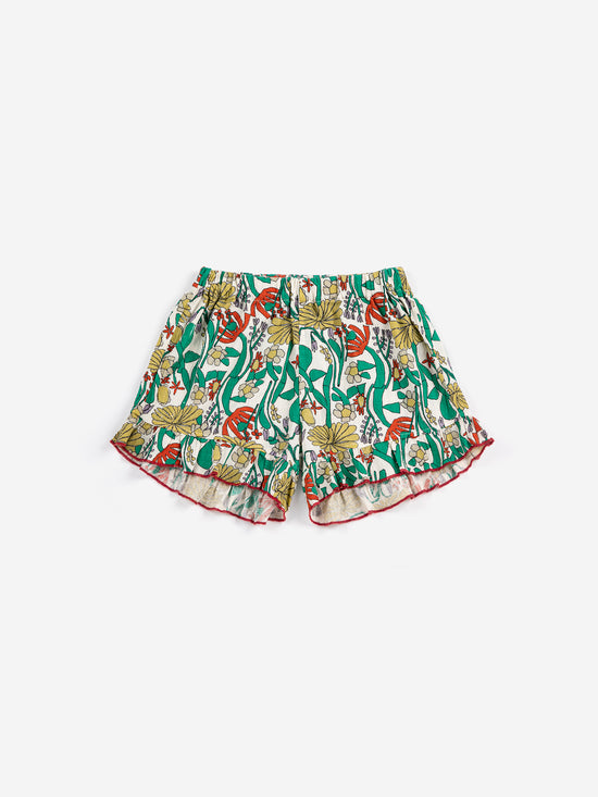 Color Herbalist all over woven shorts