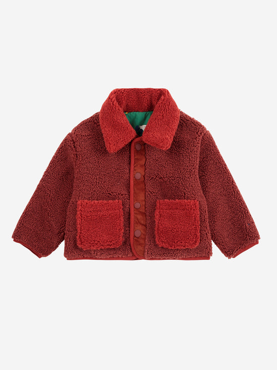 La Oca all over reversible sheepskin jacket