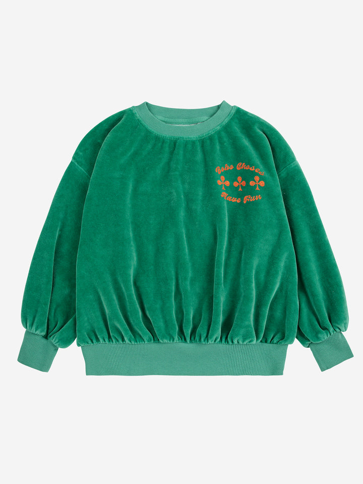 Sweater Have Fun velvet