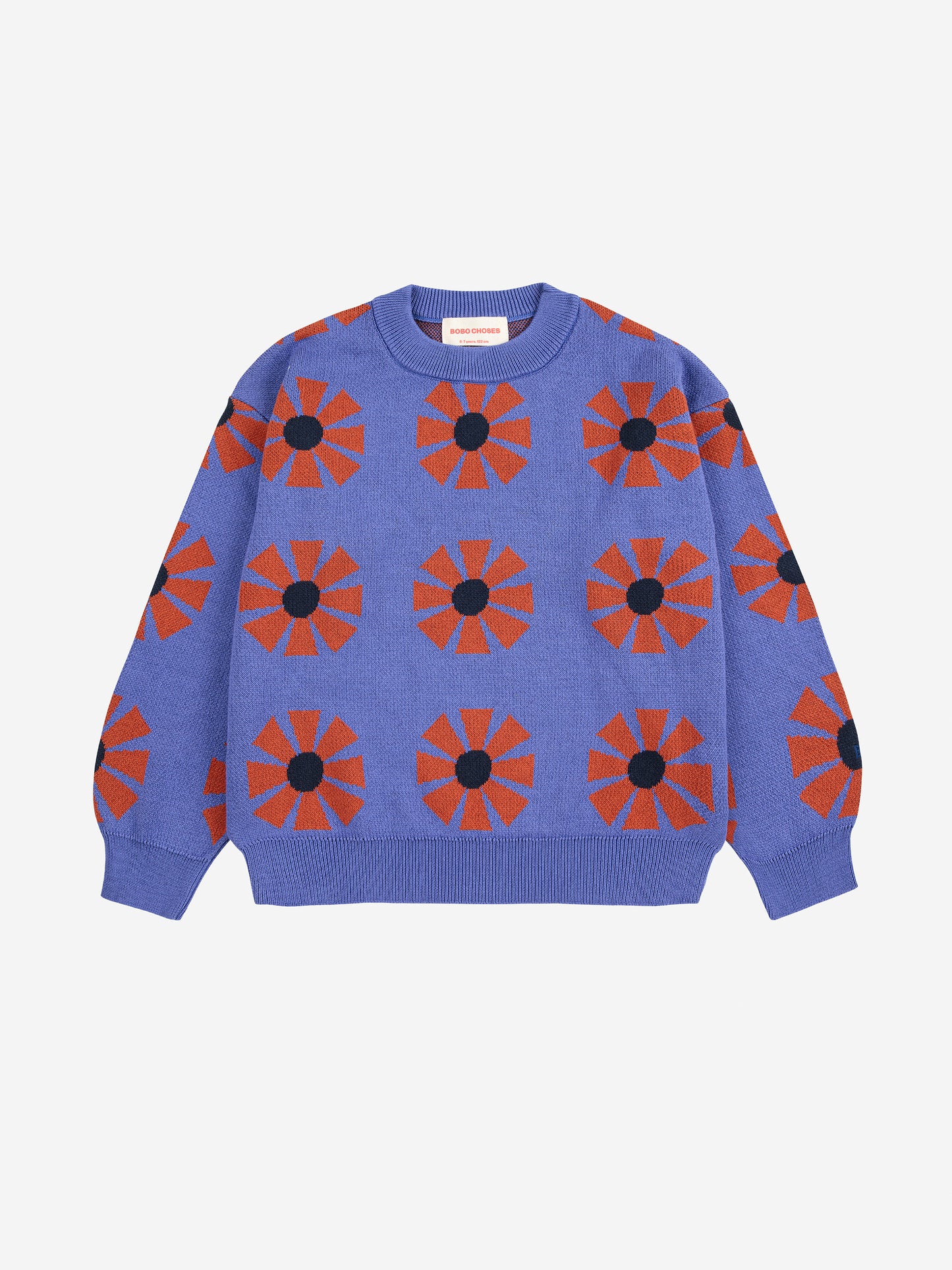 Kaleidoscope all over jacquard jumper