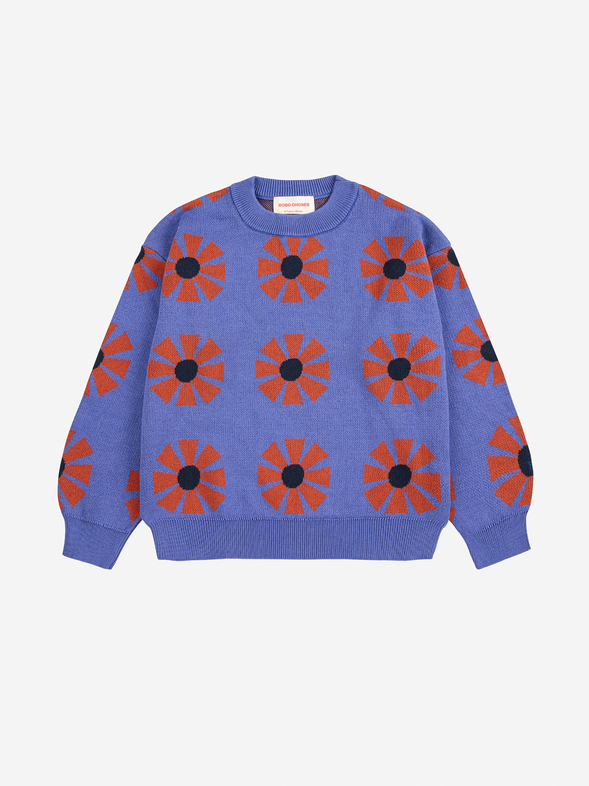 Kaleidoscope all over jacquard jumper