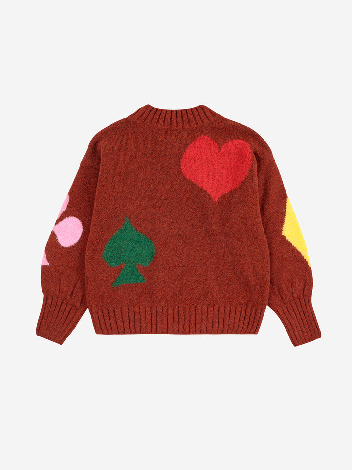 Bobo Joker jacquard turtle neck jumper