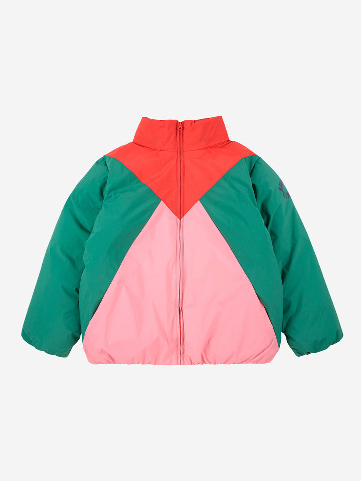 Winterjas Tic Tac Toe color block