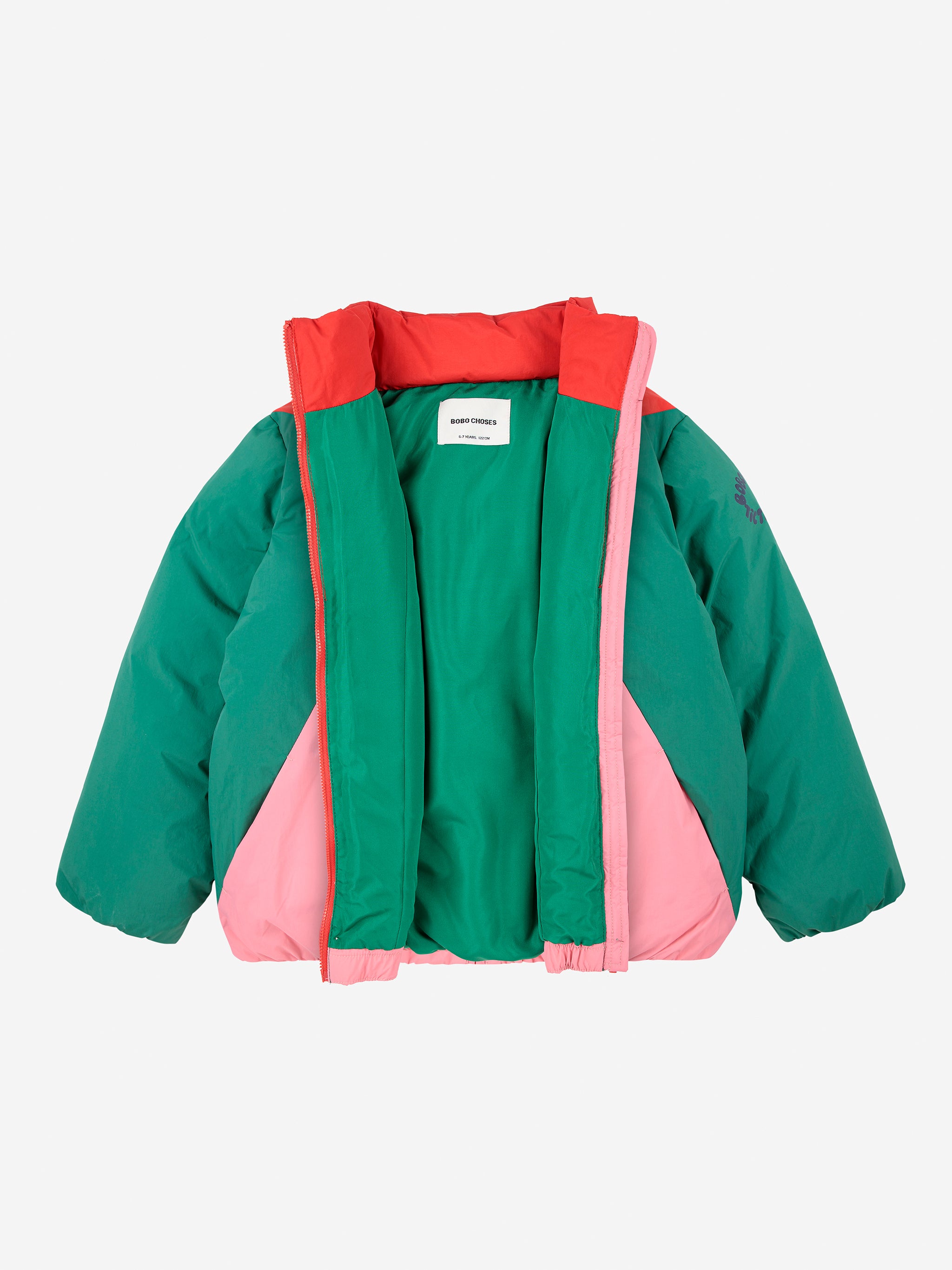 Winterjas Tic Tac Toe color block