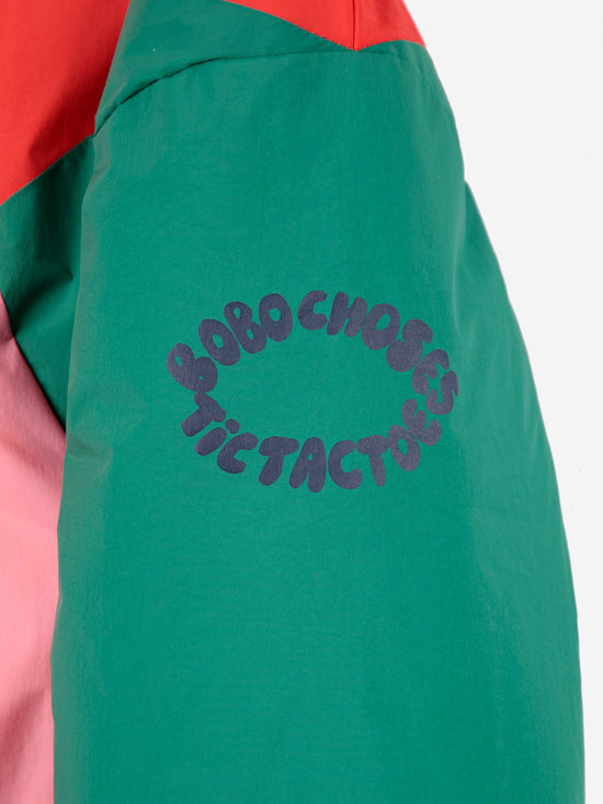 Winterjas Tic Tac Toe color block